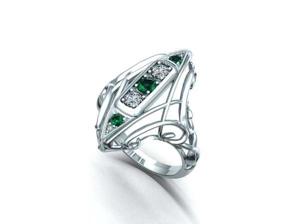 Tim Clark, Vintage inspired ring, pic 1.jpg